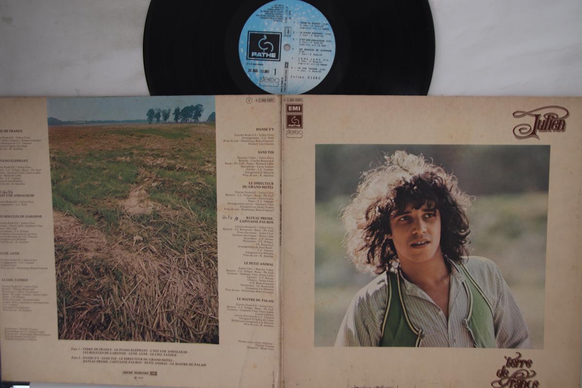 

LP Record JULIEN CLERC - Terre De France 2C06613001 PATHE 1974 France Pop Used