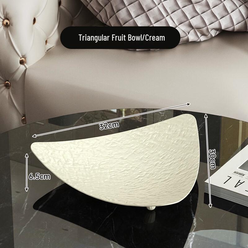 abay Creative High-Foot Plastic Fruit & Snack Tray