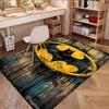 Batman Print Rug, Washable Floor Carpet, For Entryway Dorm Laundry Room Office Study, Home Decor Birthday Christmas Gift