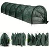 1PACK 2-in-1 tragbares Gewächshaus Sonnenschutz, 3 Meter langer Schnellverschluss Gartentunnel Sonnenschutzabdeckung