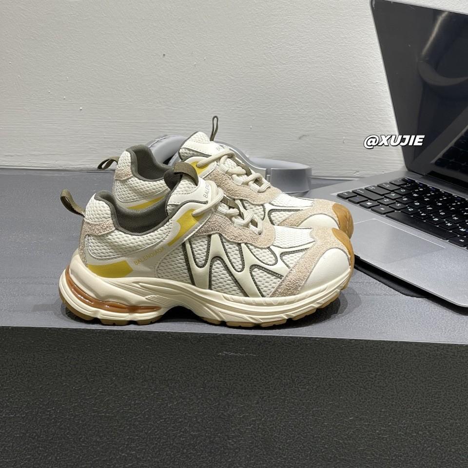 Retro red crooked dad shoes women's 2025 new models are popular this year, super fire thick-soled non-slip sports and leisure women's shoes