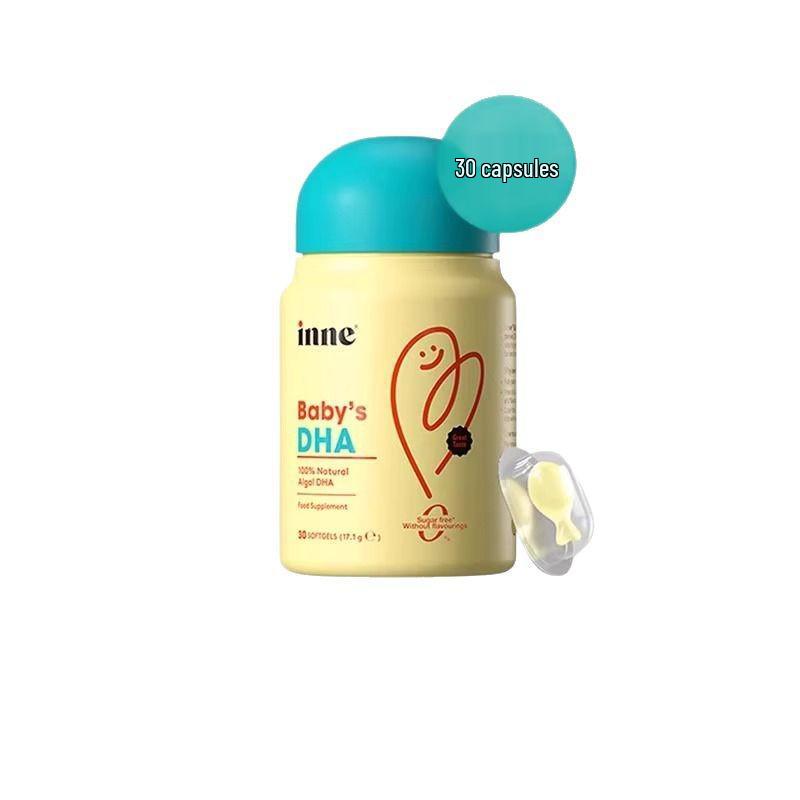 Infant DHA Algal Oil Hypoallergenic Softgels, 30 Capsules - Safe for Newborns