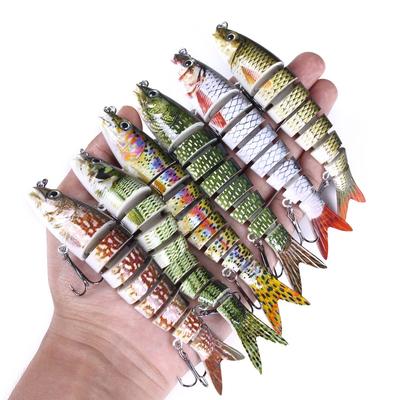 Swimbait 11g 16g 27g Wielozłączowa przynęta tonąca Bionic Fish Swimming Pesca Bass Treble Hook Carp Fishing Tackle Twarda przynęta