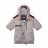 BURTLE Aircraft Tactical Short-Sleeve Blouson (Spring/Summer) Unisex, Ash Gray, Size 60 L (AC1156)