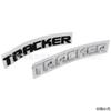 Suitable for TRACKER car logo body rear trunk door modification English label ABS three-dimensional letter sticker