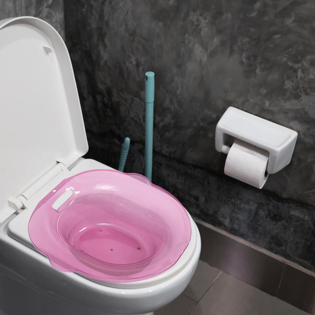Sitzbadewanne für Toilette / Bidet / Toilettenwanne / Größere Sitzfläche / Aufhängbar Wiederverwendbar Überlaufschutz