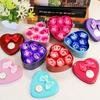 6Pcs Heart-shaped Rose Gift Box Simulated Rose Soap Flower Mother's Day Rose Gift Box Valentine's Day Rose Gift Wedding Souvenir