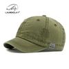 Fashion Washed Short Brim Hat Men's Sunscreen Visor Soft Top Cap Women's Street Baseball Cap