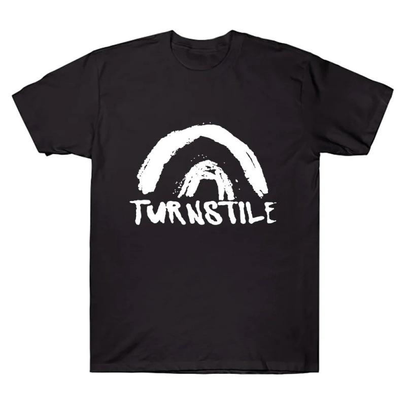Turnstile DOUBLE RAINBOW Tee Turnstile Band Shir S чёрный