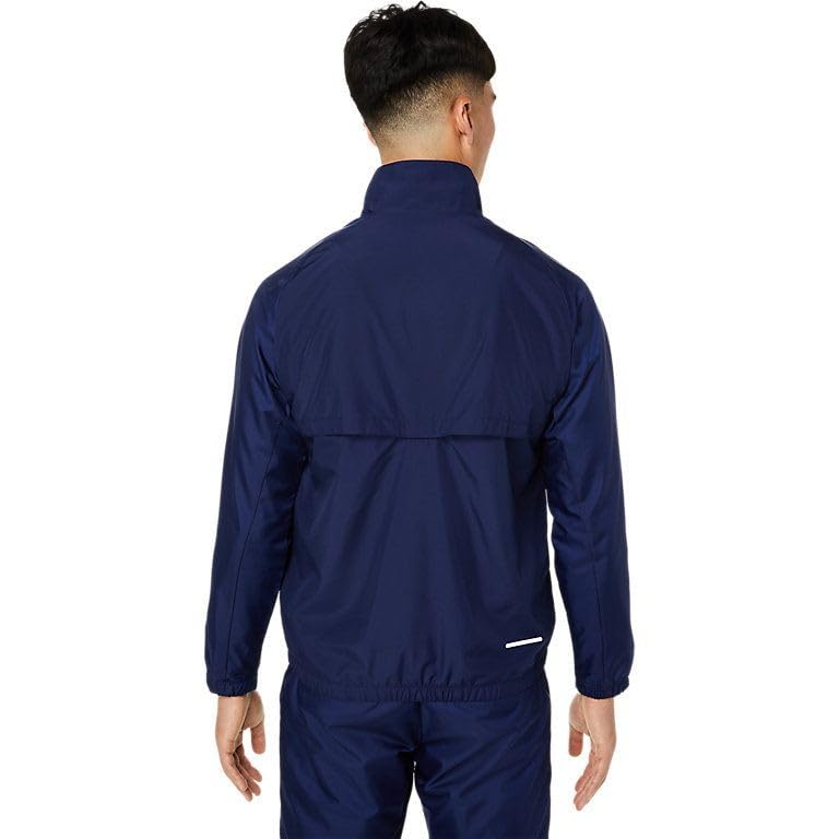 Training Wear Breaker Jacket 2031E061 Peacoat 2XL [Asics] Tricot-Lined (Slim/Recycled Material) Men's