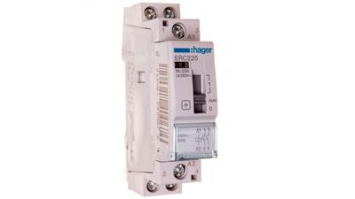 Contacteur modulaire avec commande manuelle 25A 2O 230V AC ERC225
