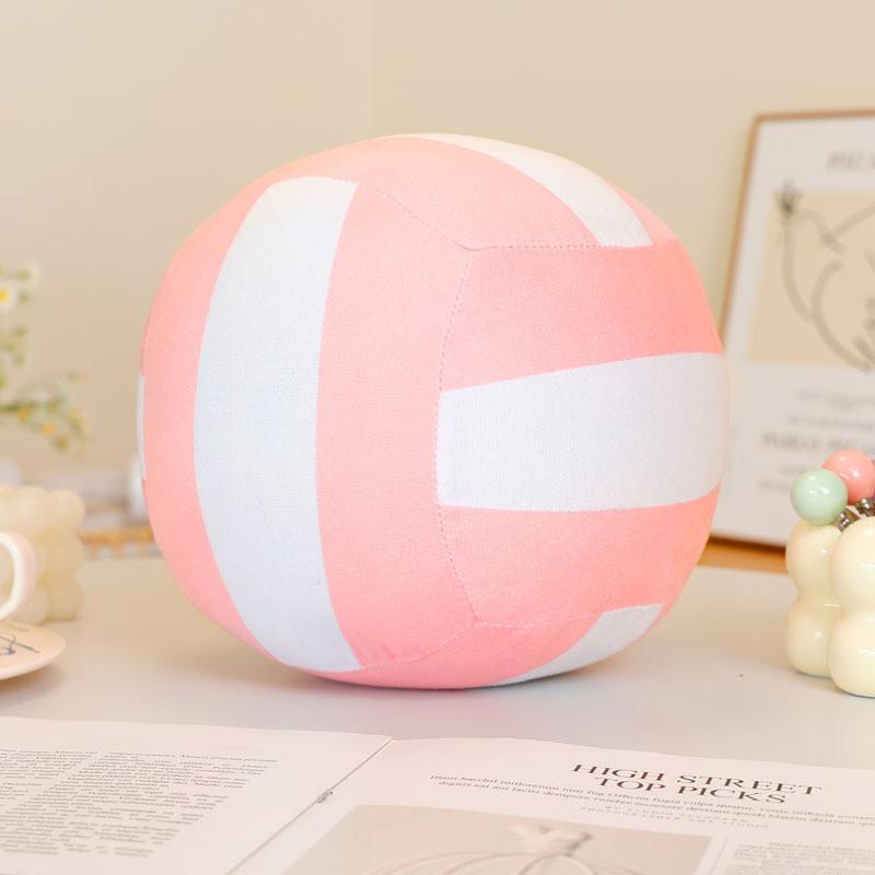 Adorable Ball-Shaped Plush Toys - Basketball, Football, Volleyball Pillow Dolls, Ideal Birthday Presents For Children