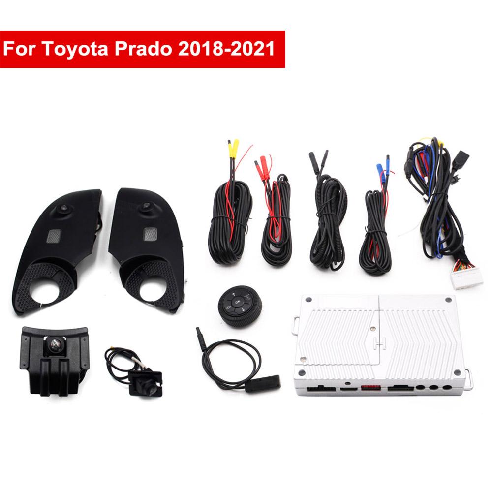 Car AHD 3.5D 360 degree Camera System Driving Panorama Bird View Parking Front Rear Side DVR Kit For Toyota Prado 2012-2020