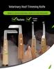 Veterinary Hoof Trimming Tool Set: L-Shaped Knife, Straight Knife, Pliers for Cow, Horse, Sheep & Donkey. Left & Right Hand Use.