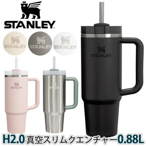 Stanley (STANLEY) Water Bottle Mug H2.0 Vacuum Slim Quencher 0.88L 10-10827-612 (Black/FF)