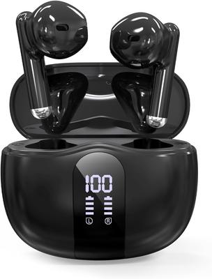 [Balancing and Immersive Sound] Wireless Bluetooth Earbuds, Bluetooth 5.4, Hi-Fi Sound Quality, Instant Connection, AAC, Dual Microphone, ENC Noise
