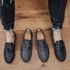 Men's shoes Doudou shoes new fashion trend casual men's shoes breathable one pedal men's shoes leather shoes