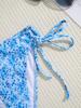 Lace Starfish Pendant Triangle Cup Sexy Two Piece Bikini Set Elegant