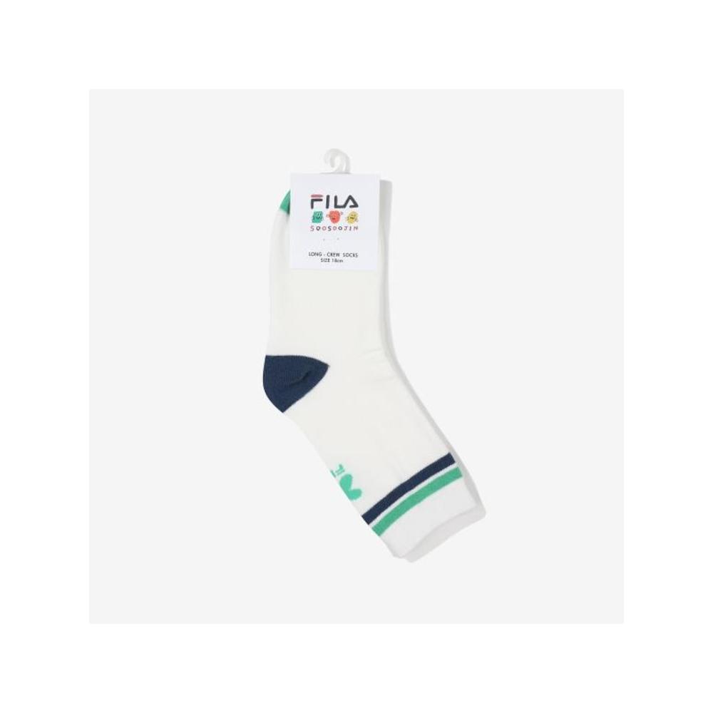 [Fila Kids] Fila X Susu Stripe Long Neck Socks  fk3scf5s02X Owh  q0zfk3scf5s02XOwh
