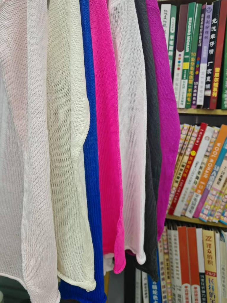Top a Maglia Rete Autunnale da Donna - Maglione Sexy Trasparente Girocollo
