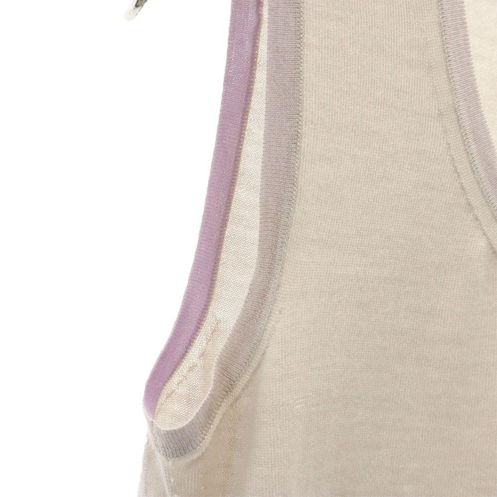 Jil Sander Made In Italy Cashmere Blend Knit Best 36 Beige Women Used