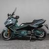 For 2025 Yamaha TMAX560 TechMax 3D Carbon Fiber Tank Decal UV-Resistant Anti-Yellowing High-Adhesion Mod Accessories
