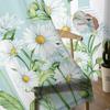 Flower Daisy Spring Summer Watercolor Sheer Curtains Modern Gauze Curtain for Living Room Bedroom Voile Yarn Curtains