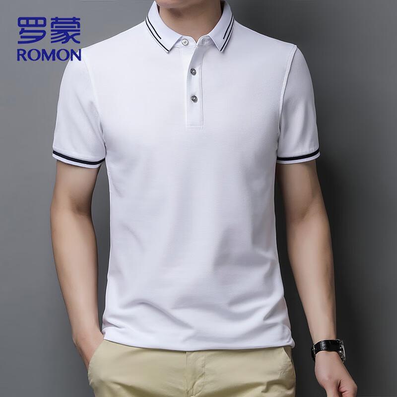 ROMON Men's Slim Fit Quick-Dry Polo Shirt