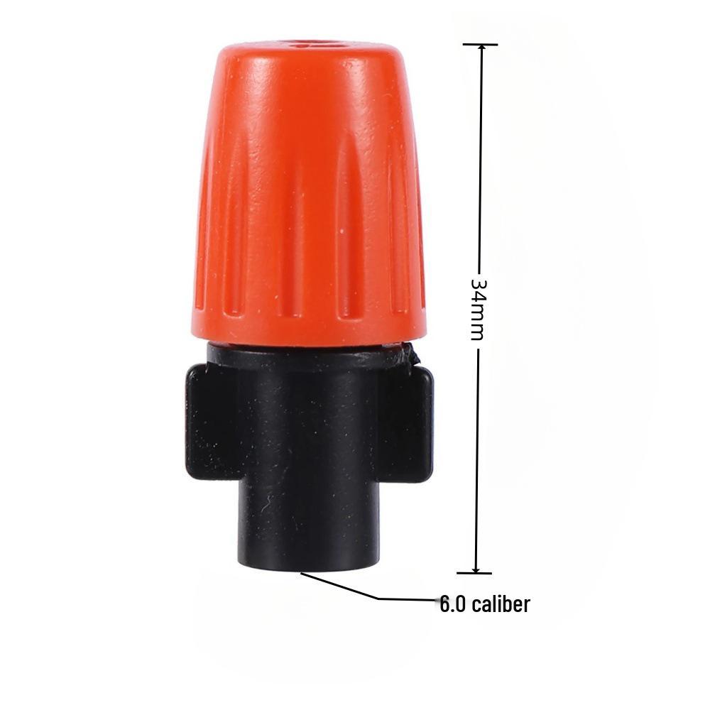 Adjustable Flow Little Red Riding Hood Drip Head: Micro-Spray Irrigation Sprinkler for Horticulture
