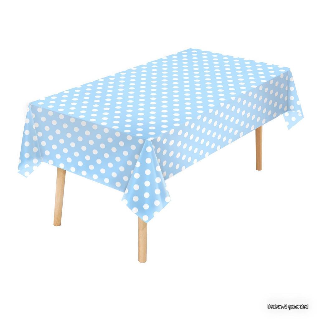 Disposable PEVA Cartoon Balloon Tablecloth - Oil-Proof, Thickened for Birthdays & Kindergarten Parties