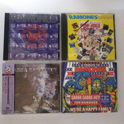 [USED] RAMONES 4-CD Set (2 Best Albums, 2 Tribute Albums) Punk