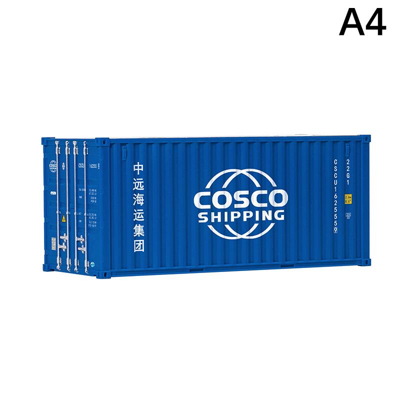 

1:30 Simulation Shipping Container Model Ornament Plastic Pen Holder Desktop Stationery Storage Box Business Card Organizer