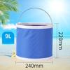 Car Folding Bucket 9L Business Car Bucket Car Washing Bucket Self Driving Tour Fishing Bucket