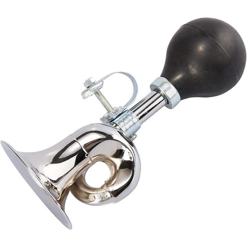 Bike Horn, Classic Metal Horn for Adult and Kids Bike, Fits Most Bicycle Handlebar