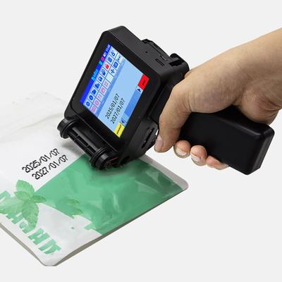 Stampante Inkjet Portatile N6 Pistola Ergonomica Multilingua 4 CPU Stampante Inkjet Portatile HD LED 4,3 pollici per Codice a Barre