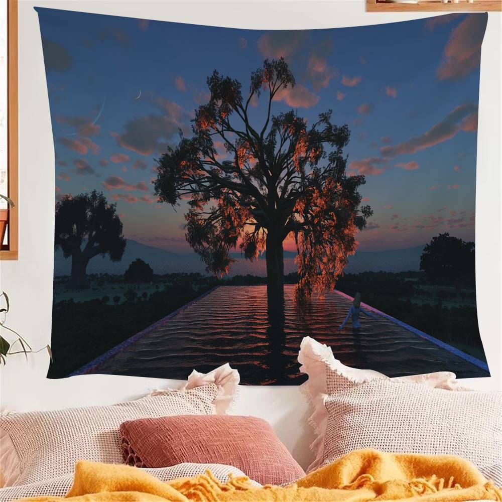 Tree of Life Hanging Bohemian Tapestry Bohemian Wall Tapestries Mandala Kawaii Room Decor