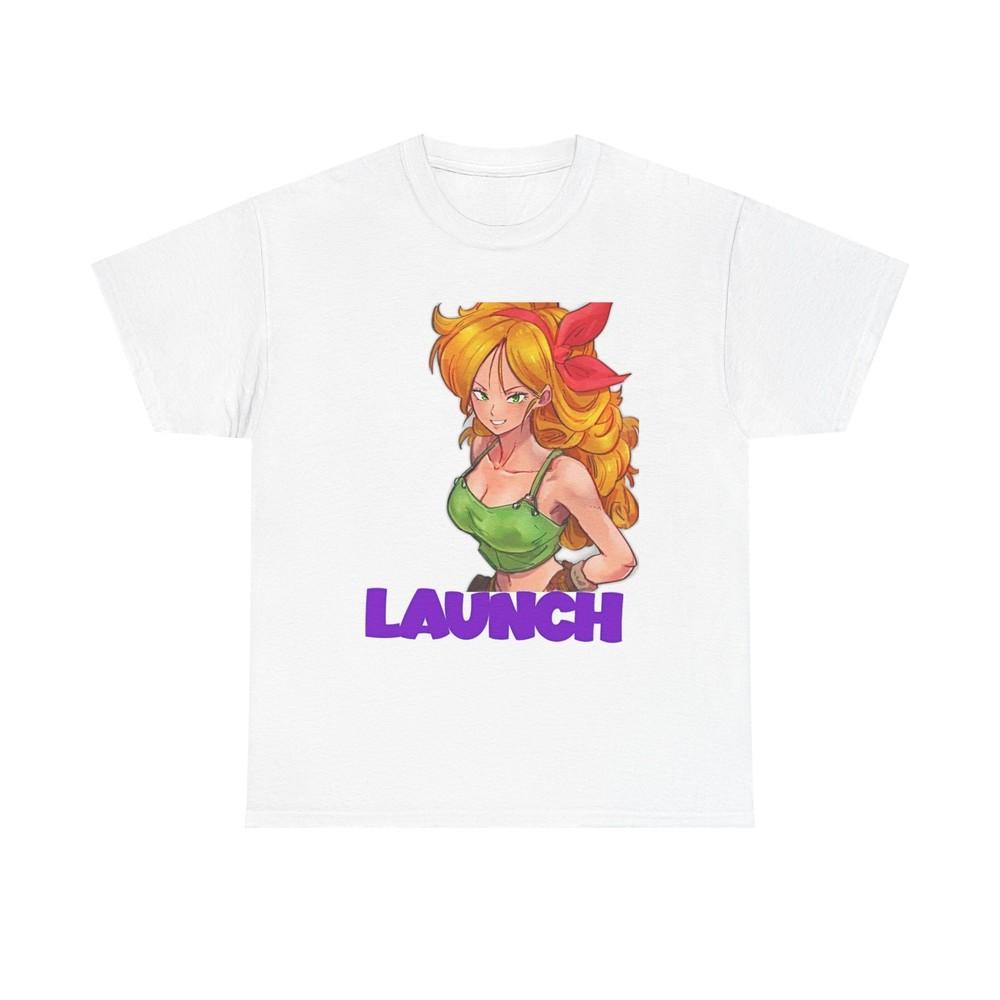 

Stylish Graphic Tee with Launch Design for Casual Wear, Gift for Anime Fans 4XL