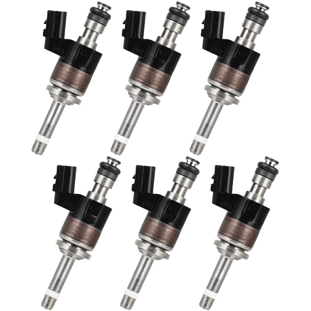 6pcs Fuel Injector for H1onda Odyssey 2018-19 Ridgeline 2017-19 Pilot 16-20 3.5L V6 16010RLV305 16010RLV315