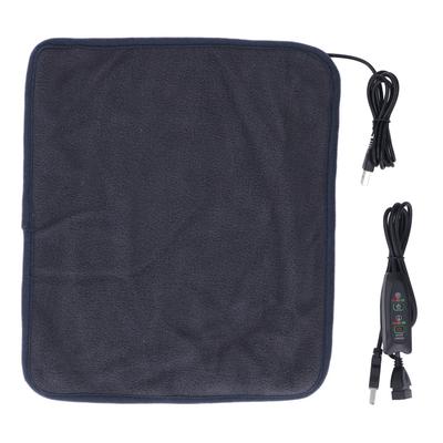 Θερμαινόμενο Μαξιλάρι USB 3 Επίπεδα Θερμοκρασίας Διατήρηση Ζεστασιάς Ώμος Λαιμός Πόδι Μέση Θερμαινόμενο Χαλάκι με Χρονοδιακόπτη Σκούρο