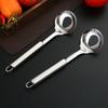 Home-use Squeeze-type Creative Round Steel Handle Meatball Spoon
