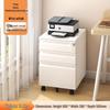 Under-Desk Mobile Metal Filing Cabinet with Locking Drawer and Office Storage