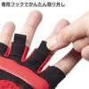Wellcls Radfahren Radfahren für Herren und Geeignet für Fahrräder und Rennräder Handschuhe, Frühling/Sommer Handschuhe, Fingerlos, Atmungsaktiv, Unisex, Damen, (Rot,