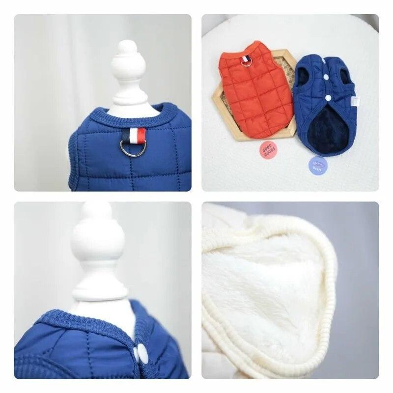 Jachete calde pentru câini de iarnă, rezistente la vânt, haine pentru câini, haine din bumbac pentru câini mici, haine chihuahua, accesorii pentru animale de companie