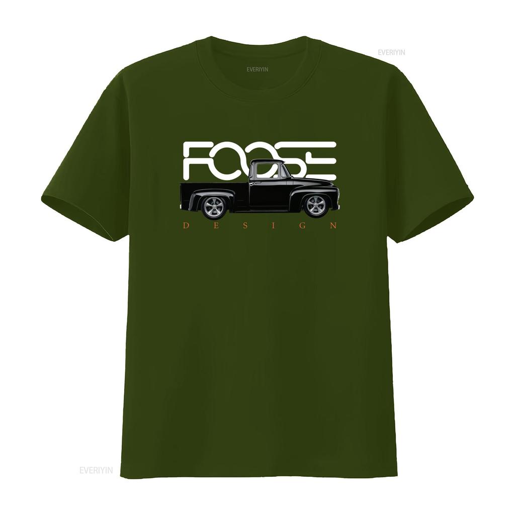 T-shirt Vintage Foose Design Camion Retro Stile Lowrider Stampa Fresca e Unica per Appassionati di Auto vintage Lavata Traspirante