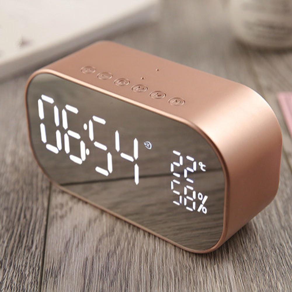 S2 Alarm Clock Audio Wireless Bluetooth Subwoofer New Creative Bedside Speaker Stereo