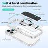 iPhone 17 Pro Max Case with Folding Stand, Crystal Wristband, Magnetic, Transparent, and Drop-Proof.