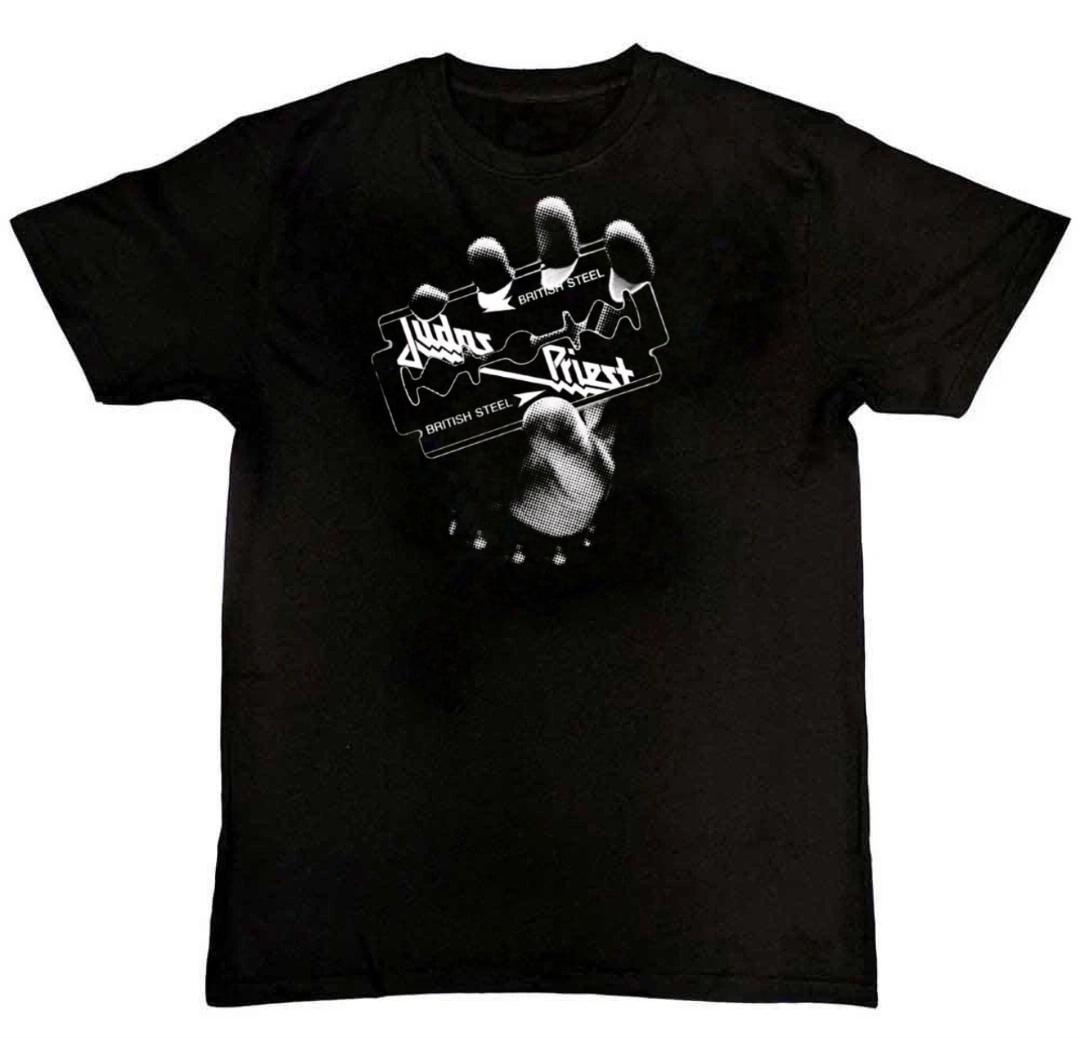 Judas Priest British Steel Chrome Graphic Print Mens T-Shirt XL