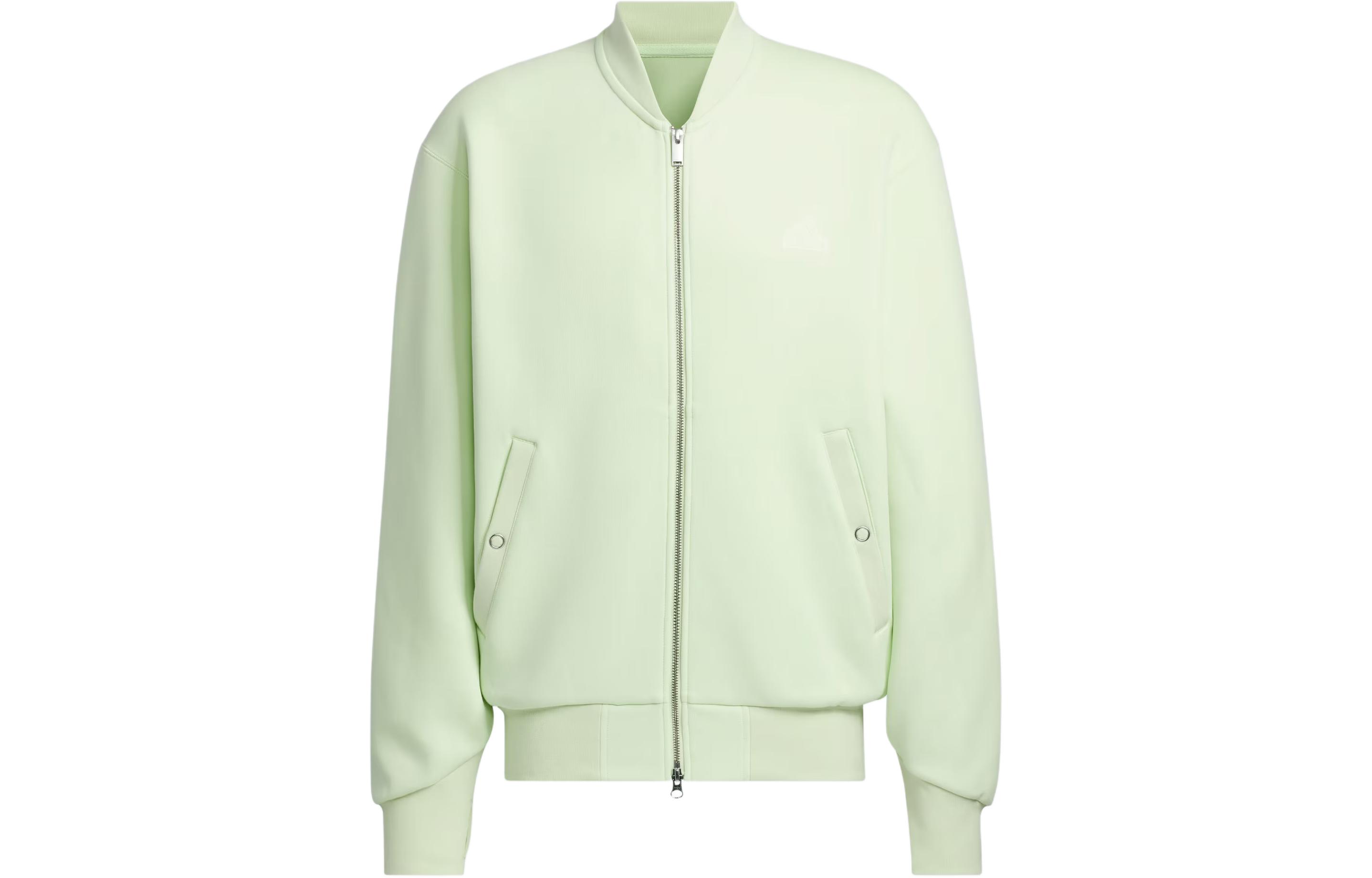 Adidas Spacer Bomber Jacket Jackets & Coats Men s Lime Green JJ3790 S
