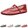 Scarpe Basse Estive da Donna in Rete Traspirante con Cinturino a T Mary Jane Leggere Casual Slip-On