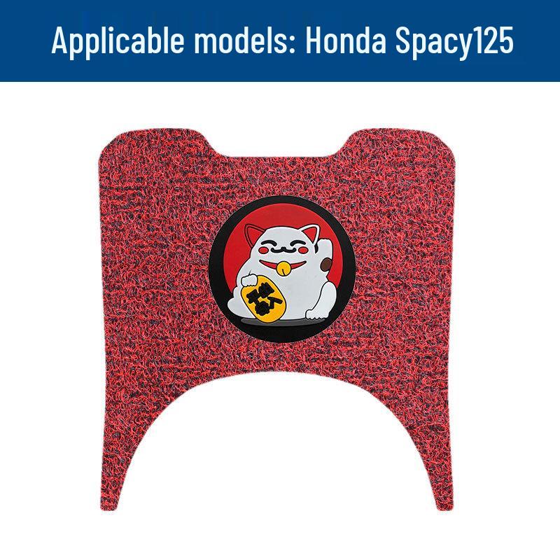 These silk foot pedal mats fit 26 Honda Spacy models and are waterproof, sun-proof, stain-resistant, and wear-resistant. A must-have accessory!